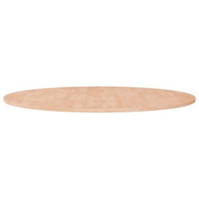 vidaXL Runde Tischplatte Ø90x1,5 cm Unbehandeltes Massivholz Eiche