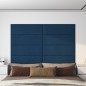 vidaXL Wandpaneele 12 Stk. Blau 90x30 cm Samt 3,24 m² vidaXL Wandpaneele 12 Stk. Blau 90x30 cm Samt 3,24 m²