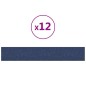 vidaXL Wandpaneele 12 Stk. Blau 90x15 cm Stoff 1,62 m² vidaXL Wandpaneele 12 Stk. Blau 90x15 cm Stoff 1,62 m²