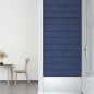 vidaXL Wandpaneele 12 Stk. Blau 90x15 cm Stoff 1,62 m² vidaXL Wandpaneele 12 Stk. Blau 90x15 cm Stoff 1,62 m²