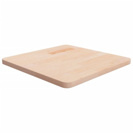 vidaXL Tischplatte Quadratisch 50x50x2,5 cm Eichenholz Unbehandelt