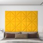 vidaXL Wandpaneele 12 Stk. Gelb 30x30 cm Samt 0,54 m² vidaXL Wandpaneele 12 Stk. Gelb 30x30 cm Samt 0,54 m²