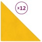 vidaXL Wandpaneele 12 Stk. Gelb 30x30 cm Samt 0,54 m² vidaXL Wandpaneele 12 Stk. Gelb 30x30 cm Samt 0,54 m²