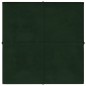 vidaXL Wandpaneele 12 Stk. Dunkelgrün 30x30 cm Samt 1,08 m² vidaXL Wandpaneele 12 Stk. Dunkelgrün 30x30 cm Samt 1,08 m²