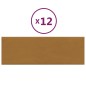 vidaXL Wandpaneele 12 Stk. Braun 90x30 cm Samt 3,24 m² vidaXL Wandpaneele 12 Stk. Braun 90x30 cm Samt 3,24 m²