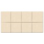 vidaXL Wandpaneele 12 Stk. Creme 60x30 cm Samt 2,16 m² vidaXL Wandpaneele 12 Stk. Creme 60x30 cm Samt 2,16 m²