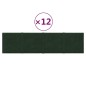 vidaXL Wandpaneele 12 Stk. Dunkelgrün 60x15 cm Samt 1,08 m² vidaXL Wandpaneele 12 Stk. Dunkelgrün 60x15 cm Samt 1,08 m²