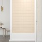 vidaXL Wandpaneele 12 Stk. Creme 60x15 cm Samt 1,08 m² vidaXL Wandpaneele 12 Stk. Creme 60x15 cm Samt 1,08 m²