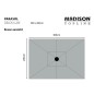 Madison Sonnenschirm Delos Luxe 300x200 cm Grau PAC5P014 Madison Sonnenschirm Delos Luxe 300x200 cm Grau PAC5P014