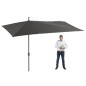 Madison Sonnenschirm Asymmetric Sideway 360x220 cm Grau PC15P014 Madison Sonnenschirm Asymmetric Sideway 360x220 cm Grau PC15P014
