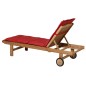 Madison Sonnenliegen-Auflage Panama 200x60 cm Ziegelrot Madison Sonnenliegen-Auflage Panama 200x60 cm Ziegelrot