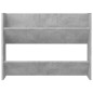 vidaXL Wand-Schuhschrank Betongrau 80x18x60 cm Holzwerkstoff vidaXL Wand-Schuhschrank Betongrau 80x18x60 cm Holzwerkstoff