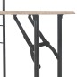vidaXL 3-tlg. Klappbare Essgruppe mit Ablagefach MDF und Stahl vidaXL 3-tlg. Klappbare Essgruppe mit Ablagefach MDF und Stahl