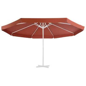vidaXL Ersatzbezug für Sonnenschirm Terracotta-Rot 500 cm