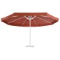vidaXL Ersatzbezug für Sonnenschirm Terracotta-Rot 500 cm vidaXL Ersatzbezug für Sonnenschirm Terracotta-Rot 500 cm