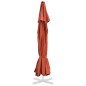 vidaXL Ersatzbezug für Sonnenschirm Terracotta-Rot 500 cm vidaXL Ersatzbezug für Sonnenschirm Terracotta-Rot 500 cm