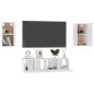 4-tlg. TV-Schrank-Set Weiß Holzwerkstoff 4-tlg. TV-Schrank-Set Weiß Holzwerkstoff