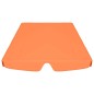 vidaXL Ersatzdach für Hollywoodschaukel Orange 188/168x145/110 cm vidaXL Ersatzdach für Hollywoodschaukel Orange 188/168x145/110 cm