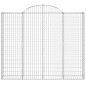 vidaXL Gabionen mit Hochbogen 9 Stk. 200x30x160/180cm Verzinktes Eisen vidaXL Gabionen mit Hochbogen 9 Stk. 200x30x160/180cm Verzinktes Eisen