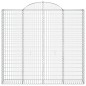 vidaXL Gabionen mit Hochbogen 4 Stk. 200x30x180/200cm Verzinktes Eisen vidaXL Gabionen mit Hochbogen 4 Stk. 200x30x180/200cm Verzinktes Eisen