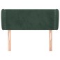 vidaXL Kopfteil mit Ohren Dunkelgrün 93x23x78/88 cm Samt vidaXL Kopfteil mit Ohren Dunkelgrün 93x23x78/88 cm Samt