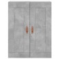 Highboard Betongrau 69,5x34x180 cm Holzwerkstoff Highboard Betongrau 69,5x34x180 cm Holzwerkstoff