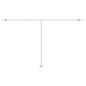vidaXL Markise Manuell Einziehbar mit LED 500x350 cm Creme vidaXL Markise Manuell Einziehbar mit LED 500x350 cm Creme