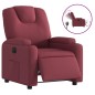 vidaXL Relaxsessel Elektrisch Weinrot Stoff vidaXL Relaxsessel Elektrisch Weinrot Stoff