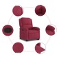 vidaXL Relaxsessel mit Aufstehhilfe Weinrot Samt vidaXL Relaxsessel mit Aufstehhilfe Weinrot Samt