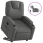 vidaXL Relaxsessel mit Aufstehhilfe Elektrisch Dunkelgrau Stoff vidaXL Relaxsessel mit Aufstehhilfe Elektrisch Dunkelgrau Stoff