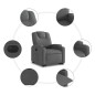 vidaXL Relaxsessel mit Aufstehhilfe Elektrisch Dunkelgrau Stoff vidaXL Relaxsessel mit Aufstehhilfe Elektrisch Dunkelgrau Stoff