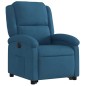 vidaXL Relaxsessel mit Aufstehhilfe Elektrisch Blau Samt vidaXL Relaxsessel mit Aufstehhilfe Elektrisch Blau Samt