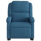 vidaXL Relaxsessel mit Aufstehhilfe Elektrisch Blau Samt vidaXL Relaxsessel mit Aufstehhilfe Elektrisch Blau Samt