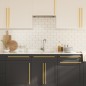 vidaXL Möbelgriffe 5 Stk. Golden 480 mm Edelstahl vidaXL Möbelgriffe 5 Stk. Golden 480 mm Edelstahl