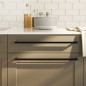 vidaXL Möbelgriffe 10 Stk. Schwarz 480 mm Edelstahl vidaXL Möbelgriffe 10 Stk. Schwarz 480 mm Edelstahl
