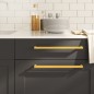 vidaXL Möbelgriffe 10 Stk. Golden 320 mm Edelstahl vidaXL Möbelgriffe 10 Stk. Golden 320 mm Edelstahl