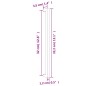 vidaXL Möbelgriffe 10 Stk. Golden 320 mm Edelstahl vidaXL Möbelgriffe 10 Stk. Golden 320 mm Edelstahl