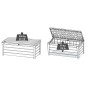 Keter Garten-Aufbewahrungsbox Brushwood 455 L Anthrazit Keter Garten-Aufbewahrungsbox Brushwood 455 L Anthrazit