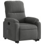 vidaXL Relaxsessel mit Aufstehhilfe Dunkelgrau Mikrofasergewebe vidaXL Relaxsessel mit Aufstehhilfe Dunkelgrau Mikrofasergewebe