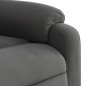 vidaXL Relaxsessel mit Aufstehhilfe Dunkelgrau Mikrofasergewebe vidaXL Relaxsessel mit Aufstehhilfe Dunkelgrau Mikrofasergewebe