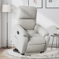 vidaXL Relaxsessel Aufstehhilfe Elektrisch Hellgrau Mikrofasergewebe vidaXL Relaxsessel Aufstehhilfe Elektrisch Hellgrau Mikrofasergewebe