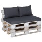 Madison Palettenkissen-Set Panama Grau Madison Palettenkissen-Set Panama Grau
