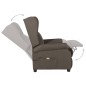 vidaXL Massagesessel Braun Stoff vidaXL Massagesessel Braun Stoff