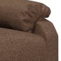 vidaXL Massagesessel Braun Stoff vidaXL Massagesessel Braun Stoff