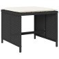 vidaXL 15-tlg. Garten-Essgruppe mit Kissen Schwarz Poly Rattan vidaXL 15-tlg. Garten-Essgruppe mit Kissen Schwarz Poly Rattan