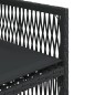 vidaXL Gartenstühle mit Kissen 4 Stk. Schwarz Poly Rattan vidaXL Gartenstühle mit Kissen 4 Stk. Schwarz Poly Rattan