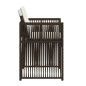 vidaXL Gartenstühle mit Kissen 4 Stk. Braun Poly Rattan vidaXL Gartenstühle mit Kissen 4 Stk. Braun Poly Rattan