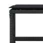 vidaXL Gartenhocker mit Kissen 4 Stk. Schwarz 41x41x36 cm Poly Rattan vidaXL Gartenhocker mit Kissen 4 Stk. Schwarz 41x41x36 cm Poly Rattan