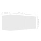 vidaXL 4-tlg. TV-Schrank-Set Weiß Holzwerkstoff vidaXL 4-tlg. TV-Schrank-Set Weiß Holzwerkstoff