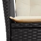 vidaXL 7-tlg. Garten-Essgruppe mit Kissen Schwarz Poly Rattan vidaXL 7-tlg. Garten-Essgruppe mit Kissen Schwarz Poly Rattan